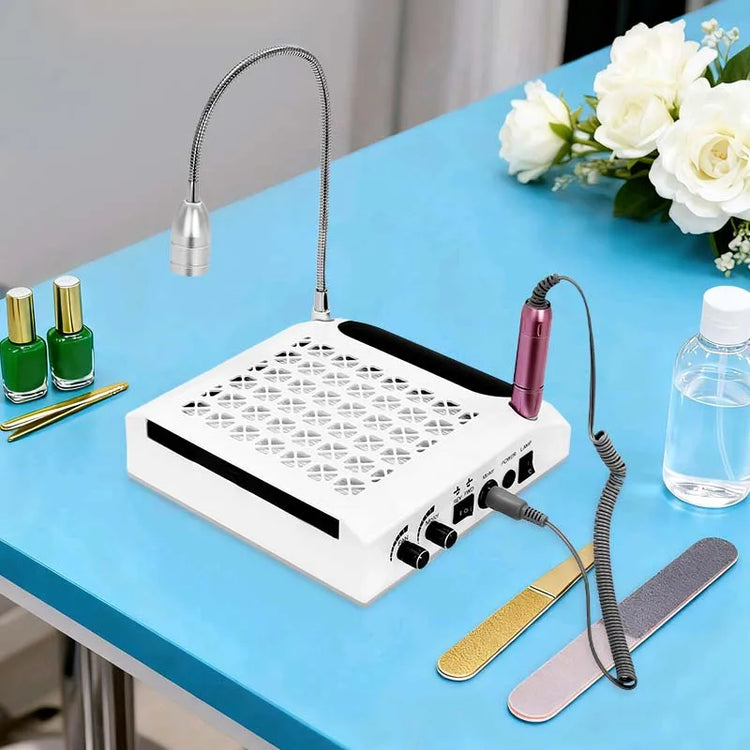 4-in-1 Electric Nail Polisher, 100-240V Professional Nail Drill Machine, Nail Art Tool for Nail Technicians, Beginners & Nail Enthusiasts