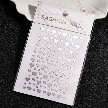 1PC 26-English Alphabet Number 3D Self-adhesive Nail Art Decal Sticker Word Small Letter Nail Decals Sticker Manicure Decoration