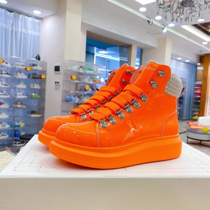 Men Platform Casual Shoes Oversized High-top Sneakers Fashion Motorcycle Boots Comfortable Ankle Boots Fashion Sports Shoes