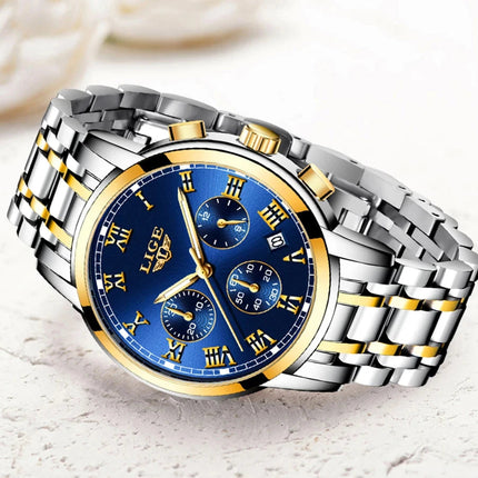 LIGE 2024 nuove donne di moda orologi da donna top brand di lusso creativo bracciale da donna in acciaio orologi orologio impermeabile al quarzo femminile platinumshop