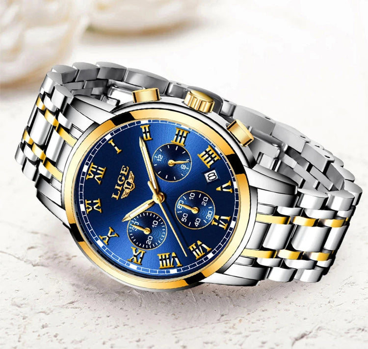 LIGE 2024 nuove donne di moda orologi da donna top brand di lusso creativo bracciale da donna in acciaio orologi orologio impermeabile al quarzo femminile platinumshop