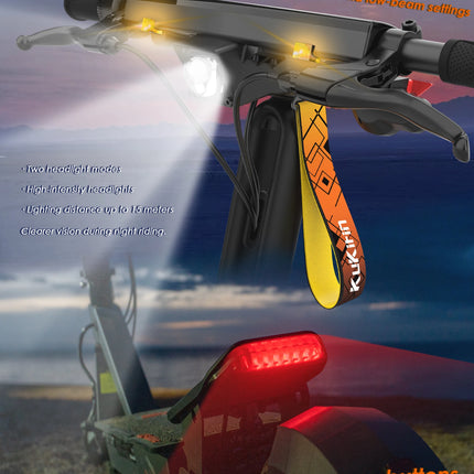 Monopattino elettrico KUKIRIN G2 Ultra All-terrain con motore 800*2W, batteria 48V18Ah, pneumatici da 10 pollici, ideale per la città.