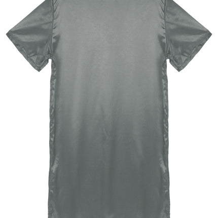 Donna uomo pigiama in raso di seta pigiameria maniche corte camicia da notte Kimono accappatoio abito da notte accappatoio camicia da notte estiva Homewear