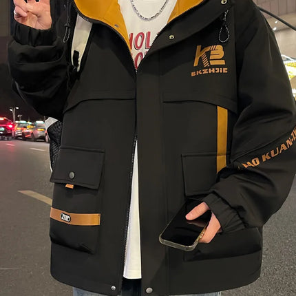 High Quality Men's Casual Hooded Jackets 2026 Spring Autumn Outdoor Coat Youth Streetwear Plus Size M-4XL Top Windproof Clothing