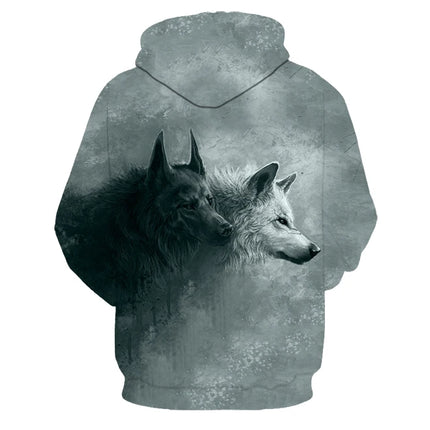 Animal Wolf 3D Printed Hooded Sweatshirts Men Women Fashion Casual Oversized Pullover Hip Hop Harajuku Streetwear Hoodies