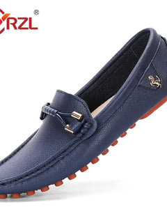 YRZL Mocassini da uomo Scarpe in pelle fatte a mano Scarpe da guida casual Scarpe slip-on Mocassini comodi di lusso Scarpe da uomo Taglie forti 37-48