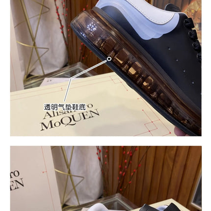 Handmade Men Casual Shoes Genuine Leather Oversize Platform Sneakers Air Cushion Trainers Man Flat Loafers Daily Office Footwear