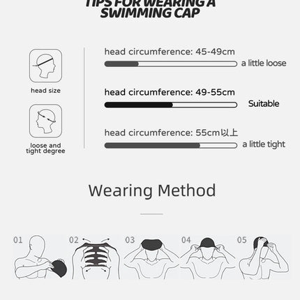 COPOZZ Cuffia da nuoto per bambini in cartone animato Bambini PU Protezione per le orecchie impermeabile Cappello da nuoto Cappelli da bagno elastici Cuffie da piscina per ragazzi Ragazza