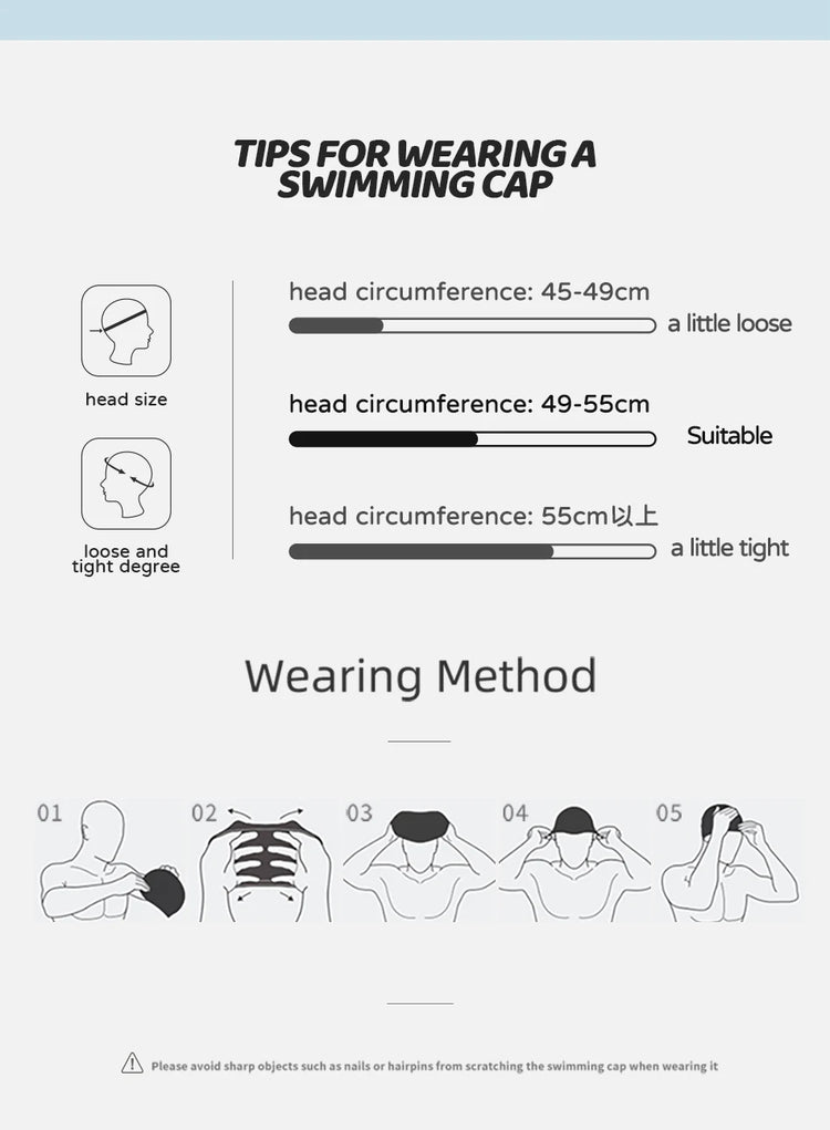 COPOZZ Cuffia da nuoto per bambini in cartone animato Bambini PU Protezione per le orecchie impermeabile Cappello da nuoto Cappelli da bagno elastici Cuffie da piscina per ragazzi Ragazza