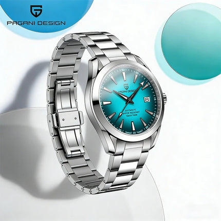 PAGANI DESIGN 2026 Sky Blue 40MM A150 Orologio Meccanico Automatico in Acciaio Inossidabile Impermeabile con Vetro Zaffiro per Uomo