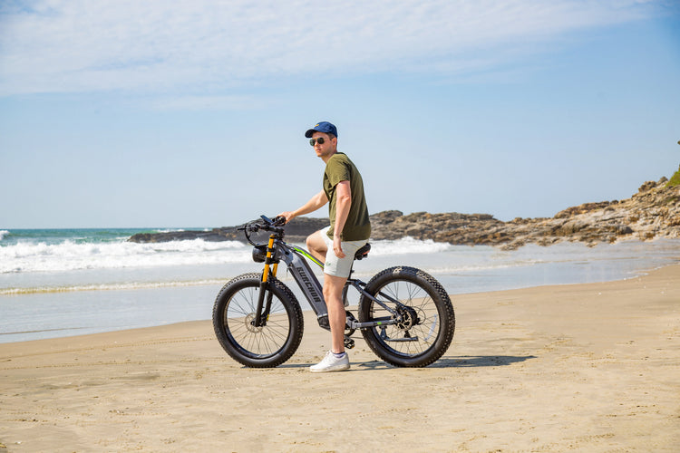 BURCHDA RX80 Bicicletta Elettrica da Montagna 1000W 50KM/H, Batteria al Litio 48V20AH, Pneumatici Fat 4.0 da 26 Pollici, E-Bike per Adulti
