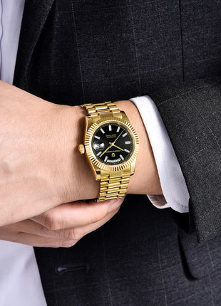 PAGANI DESIGN DD36 Orologio da Uomo con Data, Orologio Meccanico Automatico di Lusso, Vetro Zaffiro AR, Impermeabile 10 Bar