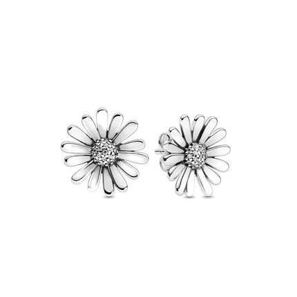 2025 Orecchini a cerchio in cristallo per le donne Orecchini gioielli Farfalla rosa Bule Moon Star Orecchini originali in argento sterling 925 platinumshop