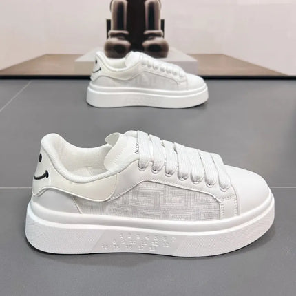 2025 New Men's Breathable Sneakers Fashion Trend Versatile Casual Shoes Thick soled Height Increasing Sports Running Shoes