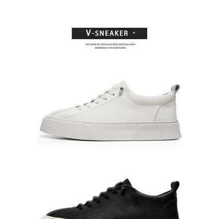 Sneakers for Men  Fashion Casual Lace Up Round Toe Flat White mens Running Sport Shoes Zapatillas Deportivas Hombre