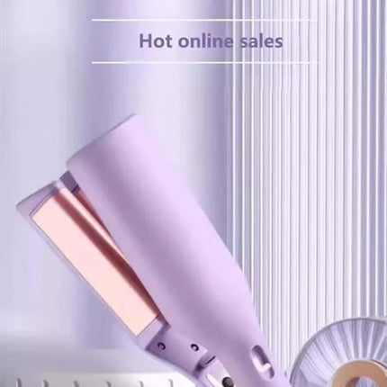Fast Heating 32mm French Egg Roll Fully Wool Curling Iron Home-Use Wave Curling Iron Stick Portable Iron Hair Curling Tool