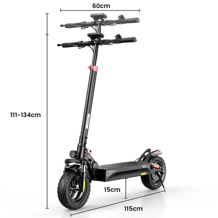 Monopattino Elettrico iX3 1000W 40km/h per Adulti, Pneumatici Fuoristrada da 10 Pollici, Batteria 48V10Ah, Autonomia 30-40km, Monopattini Pieghevoli con APP