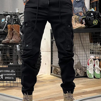 2025 New Men's Cargo Pants Tactical Military Work Pants Outdoor Jogger Casual Trousers Straight Leg Spring Autumn Utility Pants