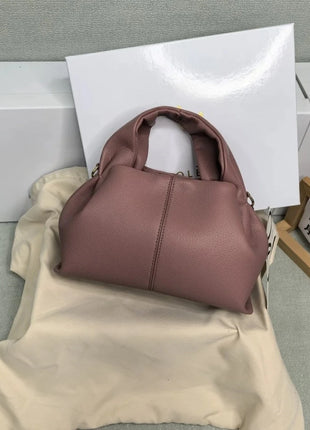 Grande borsa tote da donna in pelle morbida, con manici integrati, borsa capiente per shopping e lavoro