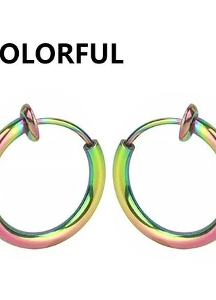 1/16 paia di orecchini a bottone magnetici da uomo in acciaio inossidabile con croce Non penetrante orecchini a cerchio Unisex CZ Magnet Clip on Earring platinumshop