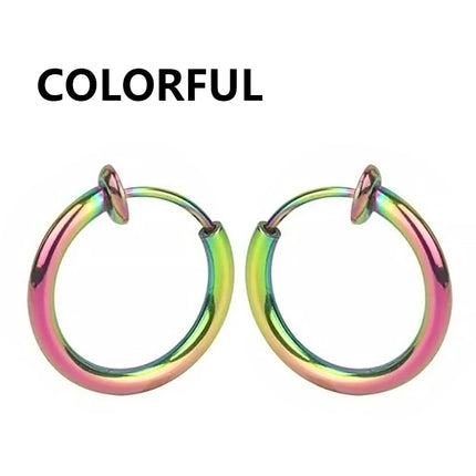 1/16 paia di orecchini a bottone magnetici da uomo in acciaio inossidabile con croce Non penetrante orecchini a cerchio Unisex CZ Magnet Clip on Earring platinumshop