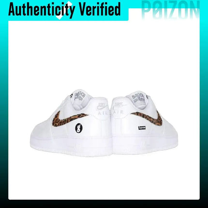 Nike x Supreme X GOODENOUGH Air Force 1 Abrasion Resistant Low top Skateboard Shoes Unisex White IM3483-100