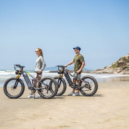 BURCHDA RX80 Bicicletta Elettrica da Montagna 1000W 50KM/H, Batteria al Litio 48V20AH, Pneumatici Fat 4.0 da 26 Pollici, E-Bike per Adulti