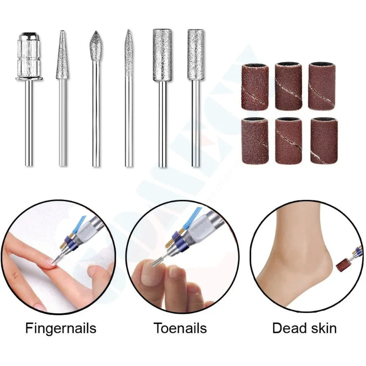 Nail Drill Machine Pullyon ProSpray FP Electric Adjustable Spray Foot Pedal Control for Manicure Pedicure Salon Nail Art Equipment