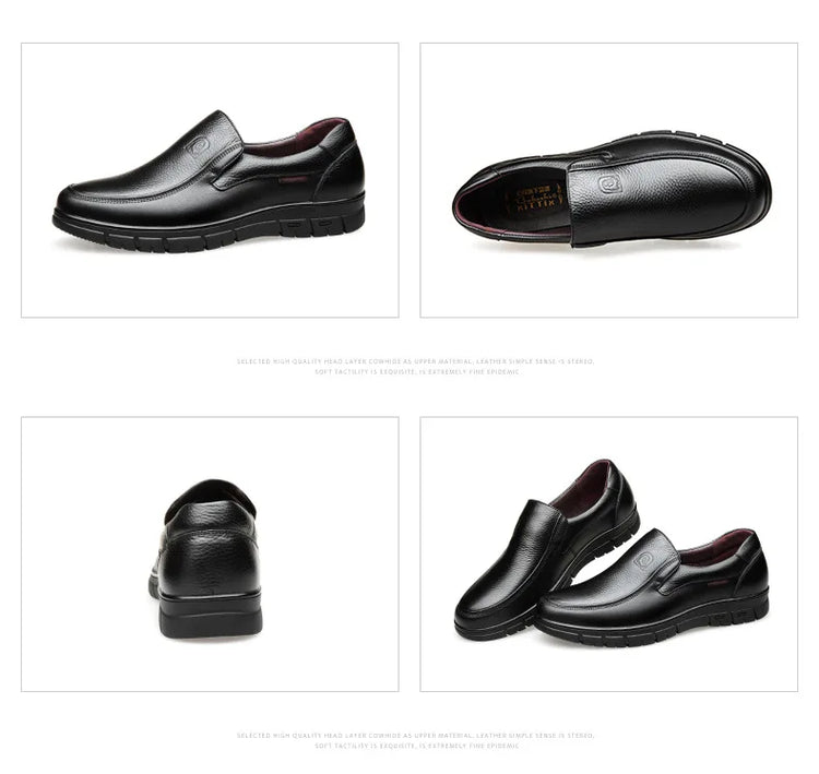 Scarpe estive nuove da uomo in pelle con suola morbida Scarpe basse casual Scarpe da passeggio per esterni Scarpe comode in morbida pelle alla moda Mocassini