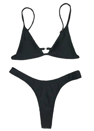 2 pezzi/set bikini da donna sexy set costumi da bagno da donna con cinturino per spaghetti senza fili ad asciugatura rapida platinumshop