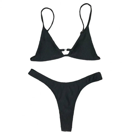 2 pezzi/set bikini da donna sexy set costumi da bagno da donna con cinturino per spaghetti senza fili ad asciugatura rapida platinumshop