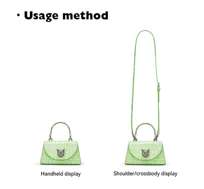 BAFELLI 2025 NUOVA BORSA DA DONNA DESIGNER ORIGINALE MARCA DI LUSSO CAT CASUAL STYLE TREND BORSA BORSA IN PELLE CROCODILE