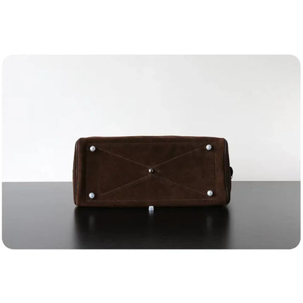 Borsa da donna in pelle di vacchetta di alta qualità, semplice borsa a tracolla di grande capacità, borsa a spalla.