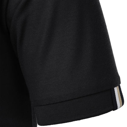 Men's Casual Short Sleeve Button-Up Lapel Solid Color T-Shirt