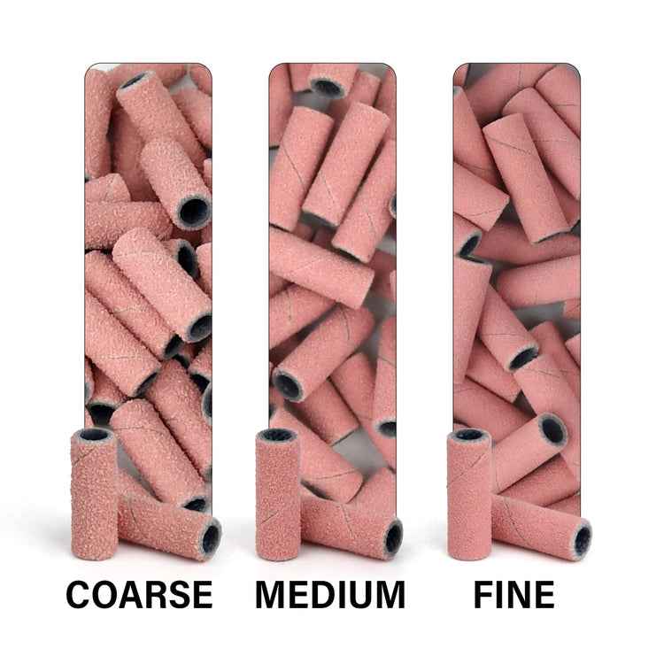 5000Pcs Mini Nail Drill Sanding Bands Include Mandrel-Pink-3mm