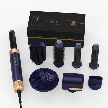 UKLISS Air Styler Pro 7 in 1 Hair Dryer, Hot Air Brush Set with Auto Curling, Volume & Straightening