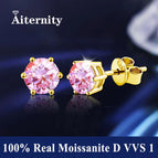 LZ Gold - Pink / 1ct(6.5mm)x 2pcs-box