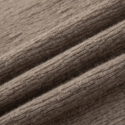 Choice Luxury Women 100% Cashmere Skirt Pleated Mid-Calf Skirt Spring Autumn Office Lady Grace Style A-Skirt Cashmere Knitwear PlatiNum