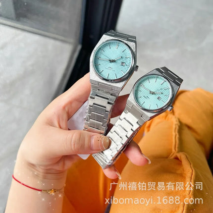 Orologio da Polso Serie PRX con Cinturino in Acciaio, Modello Super Player, per Uomo e Donna, con Calendario, Stile Semplice e alla Moda, Regalo di Compleanno, Idea Regalo per Lui e per Lei