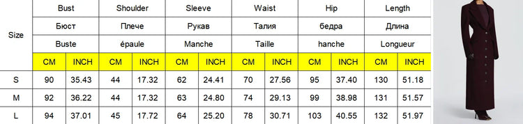 Women's Long Coat Slim V Neck Single Breasted Overcoats Shoulder Pad Maxi Jackets with Belt 2025 New Winter Lady Commute Outwear