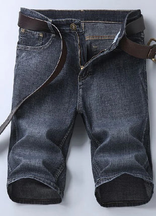 2025 New Blue Fashion Design Jeans da uomo Slim Fit Jeans corti da uomo dritti Pantaloncini estivi J
