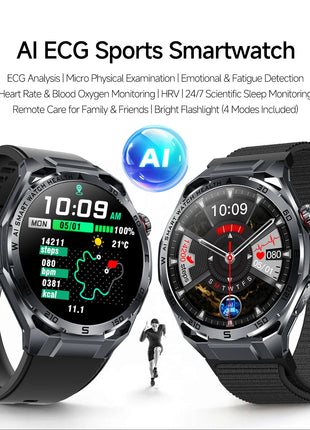 Nuovo Smartwatch 2026 con Analisi del Grasso Corporeo ECG+PPG, Acido Urico, Pressione Sanguigna, Ossigeno nel Sangue, Chiamate Bluetooth, Orologio Sportivo Intelligente per Uomini e Donne platinumshop