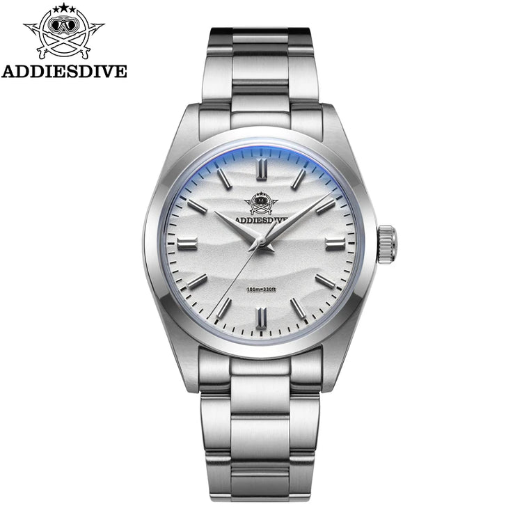 ADDIESDIVE Top Brand AD2030 Woman Quartz Watches Japan VH31 316L Stainless Steel Wristwatch Business 10Bar Waterproof Sport