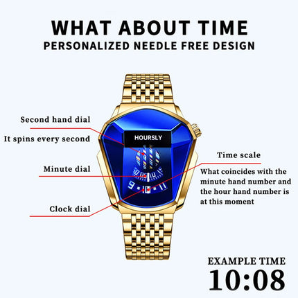 Orologio al quarzo impermeabile con personalità del motociclo di nuova tendenza da uomo platinumshop