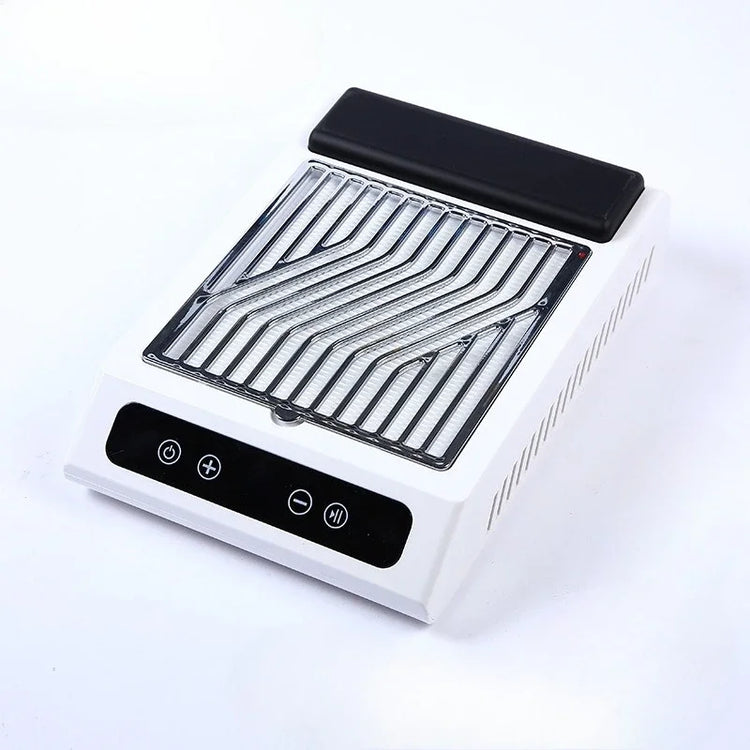 Nail Grinding Polishing Dust Collector Desktop Adjustable Speed Vacuum Device For Home Salon Nail Art Sessions