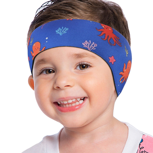 MoKo Fascia per nuoto per bambini Adulti Bambini Neoprene Simpatici nuotatori Fascia per capelli impermeabile per orecchie per uomini e donne