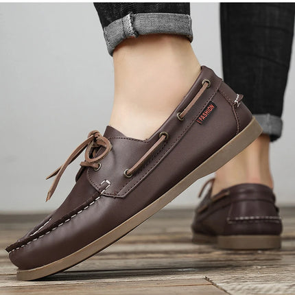 Moda uomo scarpe da barca scarpe da ponte Casual in pelle 2023 mocassini primavera autunno Designer di marca di lusso antiscivolo vendita calda
