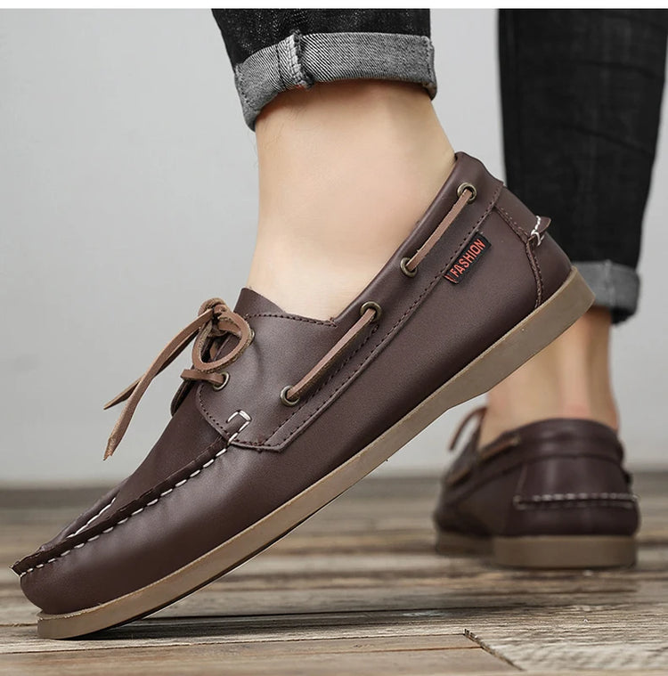 Moda uomo scarpe da barca scarpe da ponte Casual in pelle 2023 mocassini primavera autunno Designer di marca di lusso antiscivolo vendita calda