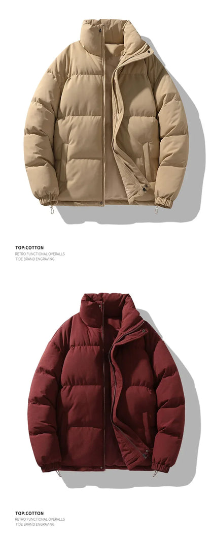 New 2025 Winter National Standard Men's down Jacket Thickened Short Fashionable Outerwear Durable Summer Thin Material