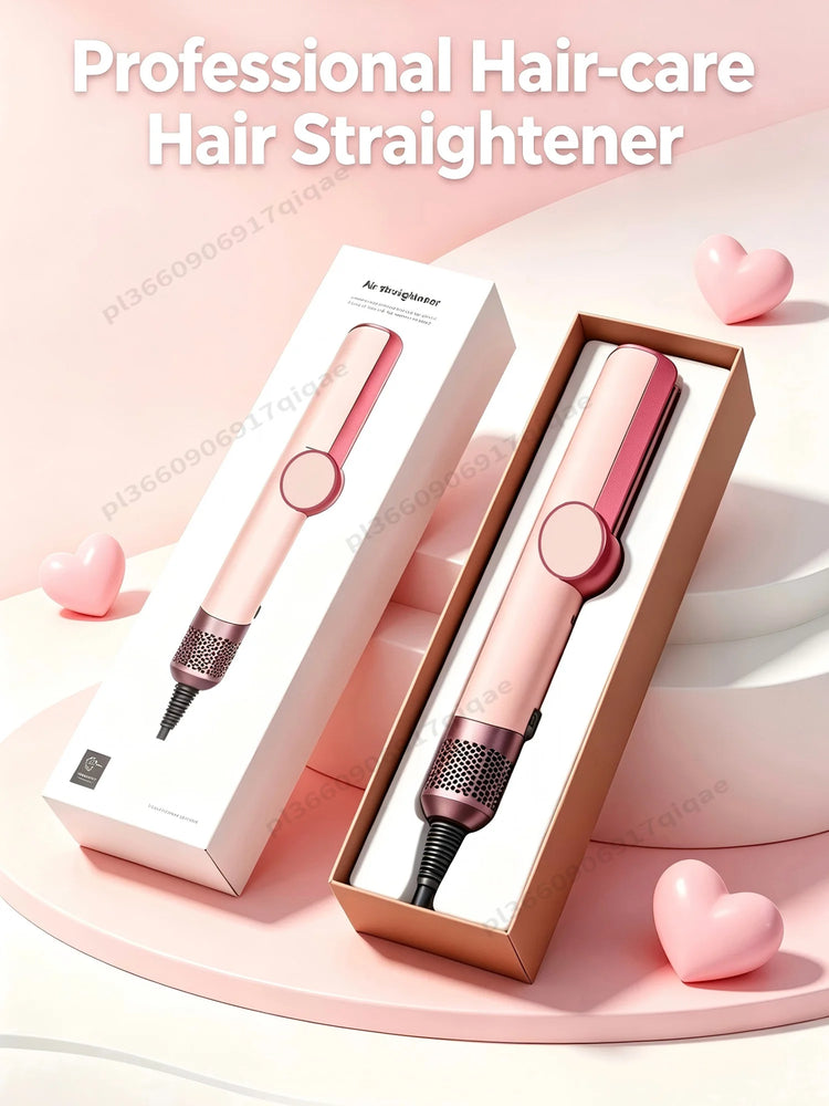 Local Ship SenCiciMen 2 IN 1 High Quality Hair Straightener Negative Ion Hair-care Wet/Dry Straightening Hot Styling Tools Intelligent Temperature Control No heat Damage Hair dryer Lock in Moisture & Shine Hair Straighteners